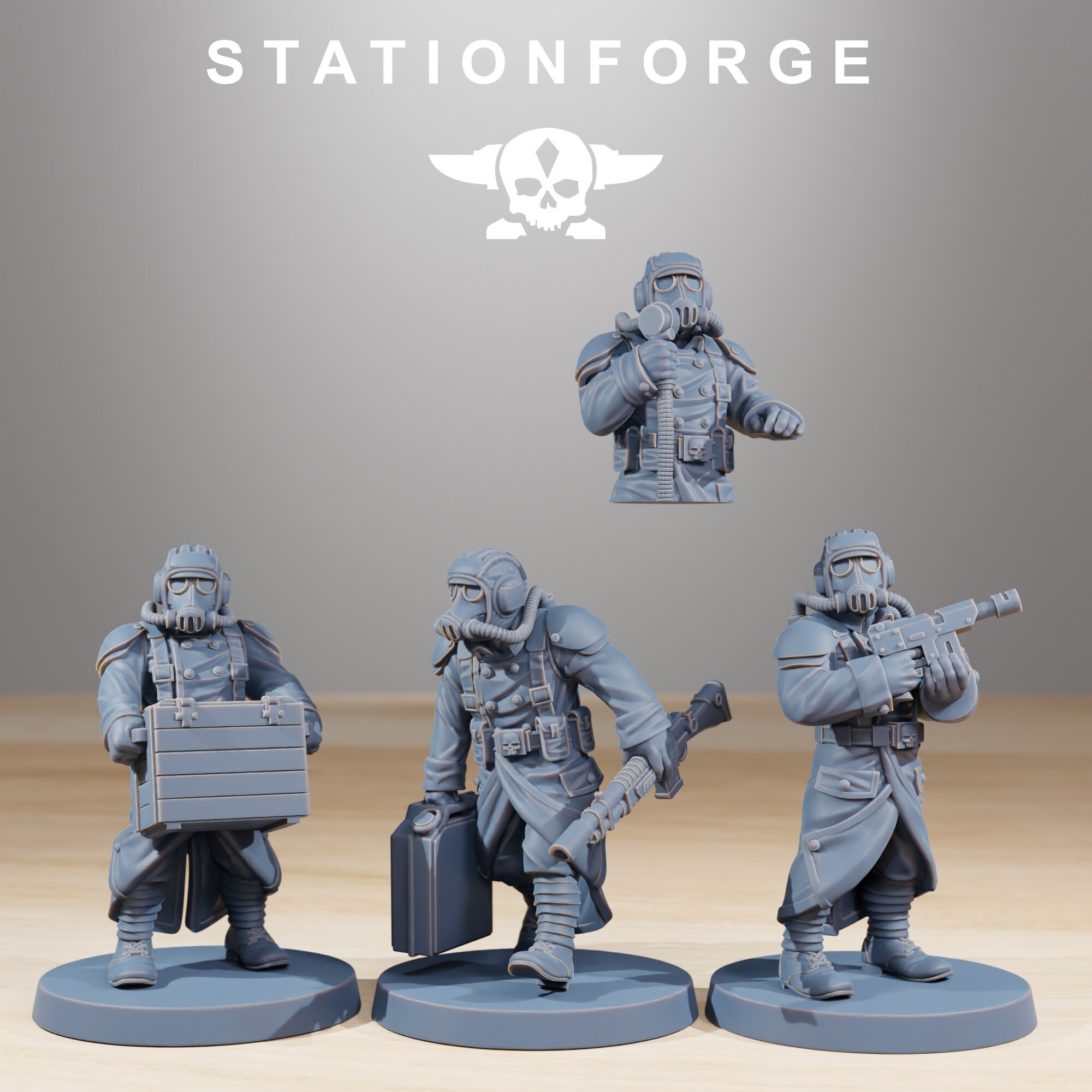 Grim Guard - Tank Crew (4) (sculpted by Stationforge) - Etsy