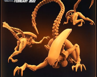 Xenomorph Alien Gigerian Pusa Succubus (sculpted by Papsikels)