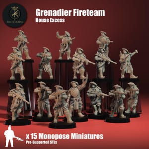 House Excess Grenadiers (15) (sculpted by That Evil One)