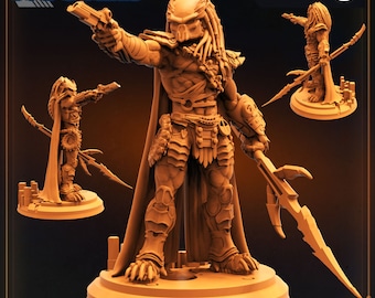 Elder Wulfen Skull Hunter - Predator Fan Art (sculpted by Papsikels)