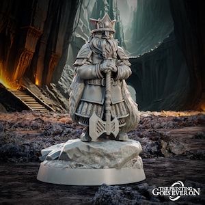 Dwarven King (sculpted by Print Goes Ever On)