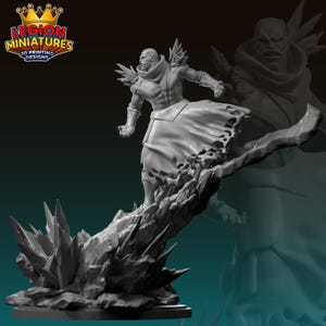 Ice-Man Horseman Fan-Art 40mm Miniature (Sculpted by Legion Miniatures)  (Crisis Protocol Proxy/Alternative)