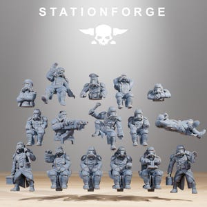 Grim Guard Monolith Crew (16) (sculpted by Stationforge)