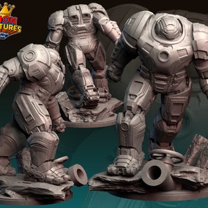 Hulk Buster Fan Art 40mm Miniature (Sculpted by Legion Miniatures)  (Crisis Protocol Proxy/Alternative)