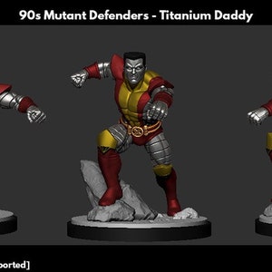 Colossus / Titanium Daddy 40mm miniature (sculpted by C27 collectibles) (Crisis Protocol Proxy/Alternative)