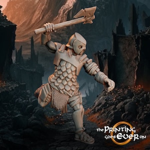 Assault Orc Scout B - Forces of Evil - Vol. 2(sculpted by Print Goes Ever On)