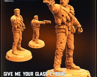 Give Me Your Glasses Cyborg / Hero E-900 Exterminator / Terminator (sculpted by Papsikels)