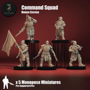 House Excess Command Squad (5) (sculpted by That Evil One)