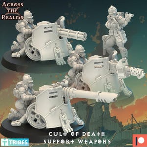 Cult of Death Support Weapons - 1 set (sculpted by Across the Realms)