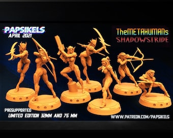 The Metahumans: Shadowstride (sculpted by Papsikels)