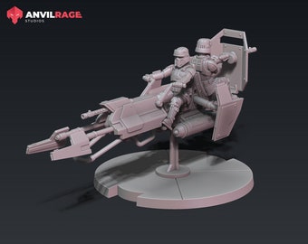 Gunline Heavy Recon Bike (Sculpted by Anvilrage Studios)