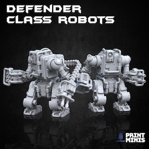 Defender Class Robot (by Print Minis)