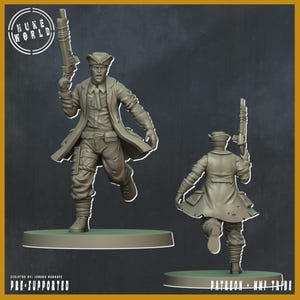 Shield of the People - Male 04 - Nukeworld (Sculpted by Jandro Miniatures)