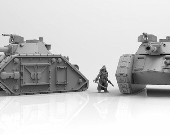 Lunar Auxilia Brigand Tank (sculpted by That Evil One)