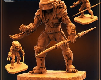 Warrior Skull Hunter - Predator Fan Art (sculpted by Papsikels)