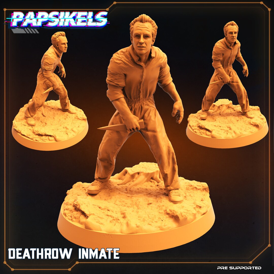Deathrow Inmate - Predators Fan Art (sculpted by Papsikels) - Etsy