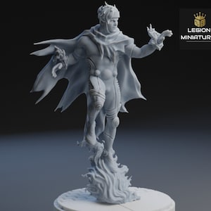 Wiccan Fan-Art 40mm Miniature (Sculpted by Legion Miniatures)  (Crisis Protocol Proxy/Alternative)