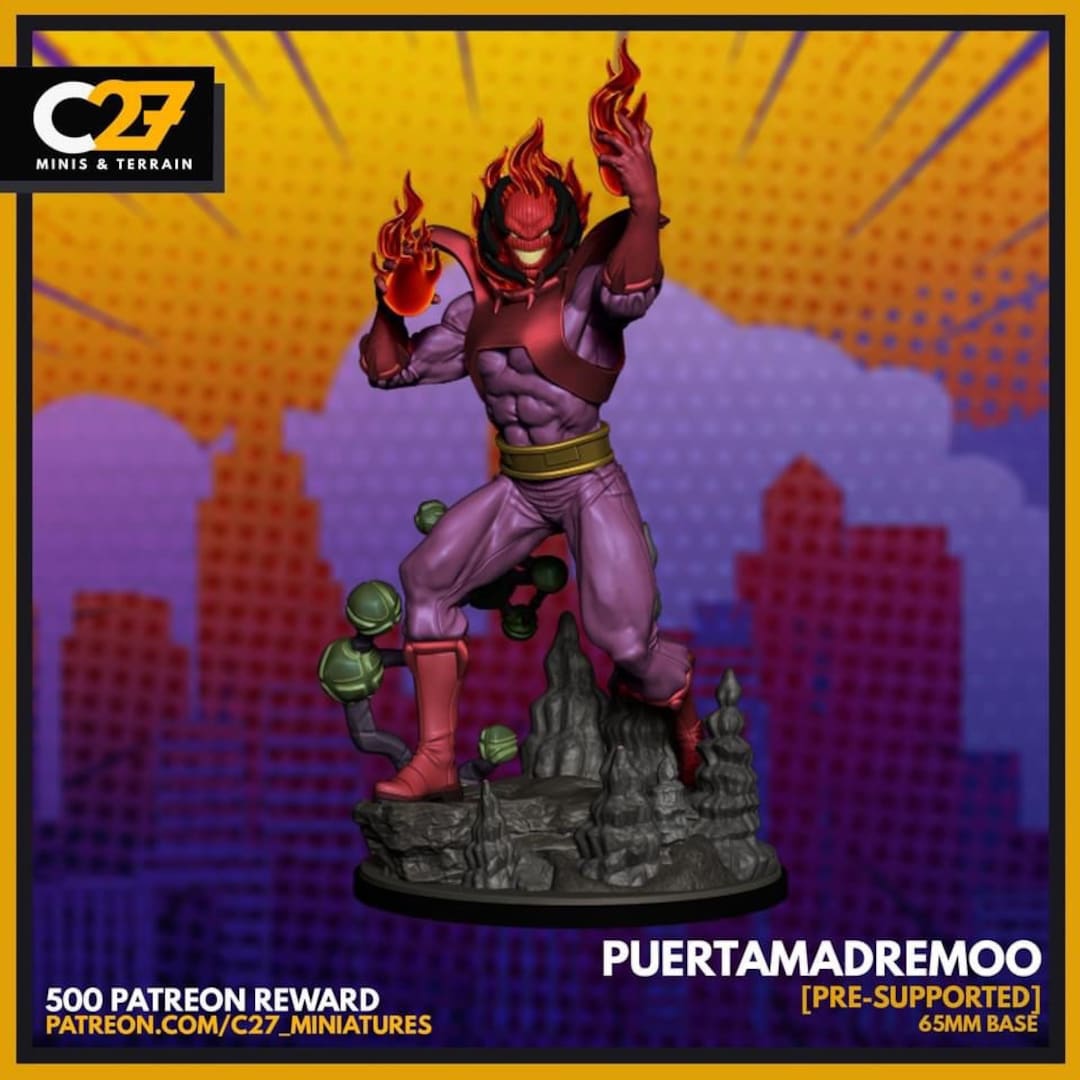 Dormammu / Puertamadremoo 40mm Miniature (sculpted by C27