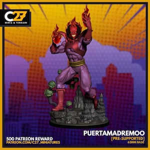 Dormammu / Puertamadremoo 40mm miniature (sculpted by C27 collectibles) (Crisis Protocol Proxy/Alternative)