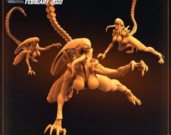 Xenomorph Alien Gigerian Escorpion Succubus (sculpted by Papsikels)