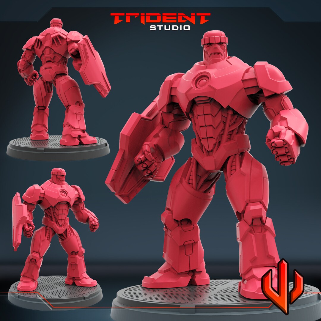 Sentinel Future Fight A (fan Art Sculpted by Trident Studio) (crisis ...