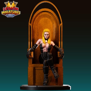 Lady Mastermind Fan-Art 40mm Miniature (Sculpted by Legion Miniatures)  (Crisis Protocol Proxy/Alternative)