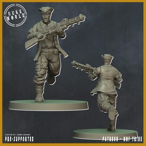 Shield of the People - Male 03 - Nukeworld (Sculpted by Jandro Miniatures)