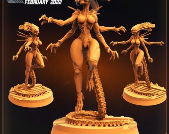 Xenomorph Alien Gigerian Brood Succubus Queen (sculpted by Papsikels)