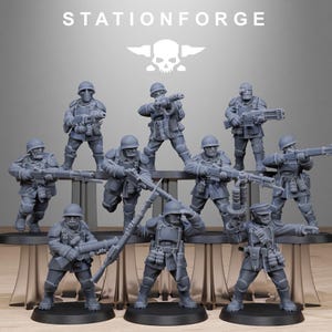 Freeguard Infantry - set of 10 (sculpted by Stationforge)