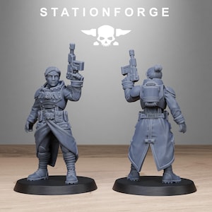 Grim Guard Sister Officer 2 (sculpted by Stationforge)