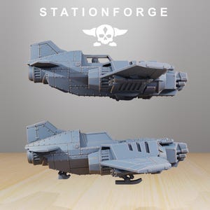 GrimGuard SF-19A Fighter Plane (sculpted by Stationforge)
