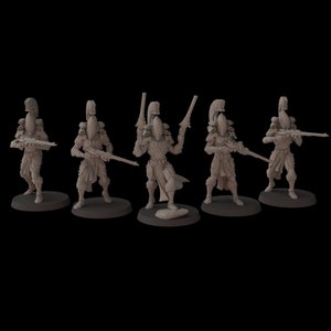 Guardias de Élite Aeterni - set de 5 (Esculpidos por Fantasy Cult Miniatures)