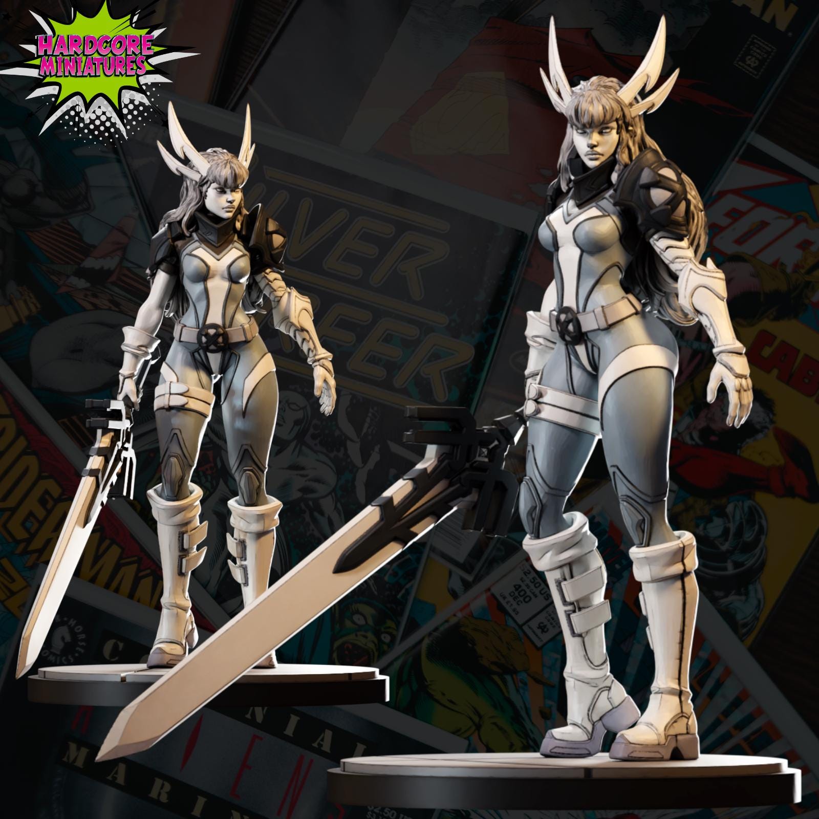 Magik (marvel Rivals) - Fan Art 40mm Miniature (sculpted by
