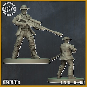 Shield of the People - Male 05 - Nukeworld (Sculpted by Jandro Miniatures)