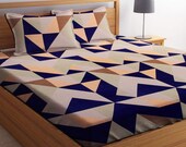 Glace Cotton Double Bedsheet with 2 Pillow Cover antique queen bed antique toddler bedsheet