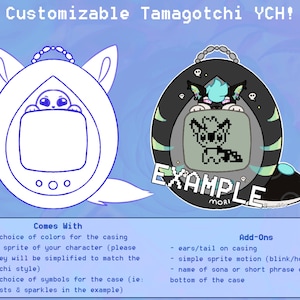 DIGITAL ONLY Furry Tamagotchi YCH