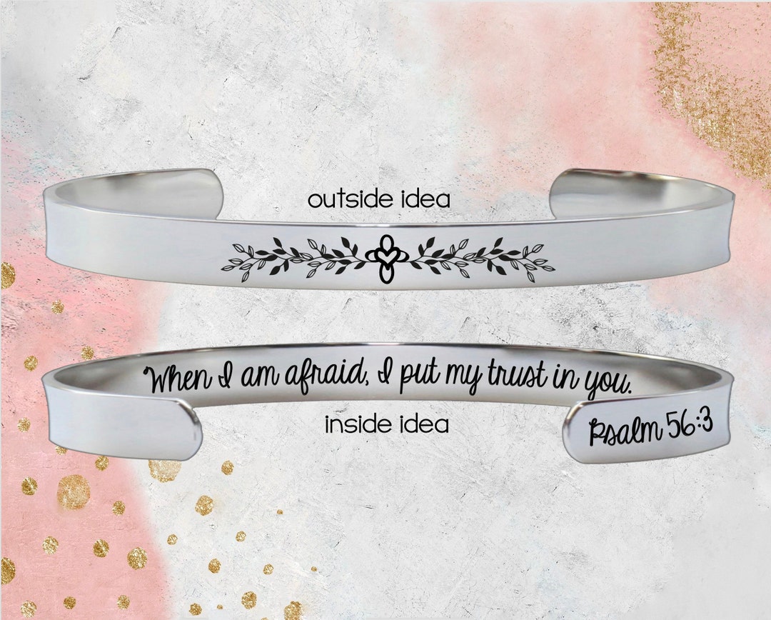 Psalm 56.3 Religious Gifts for Her Graduation Gift Etsy