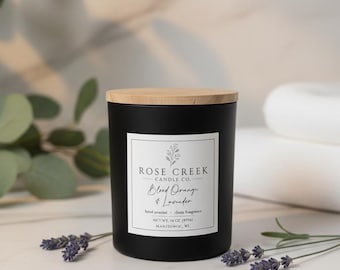 14 oz Organic Beeswax Candle