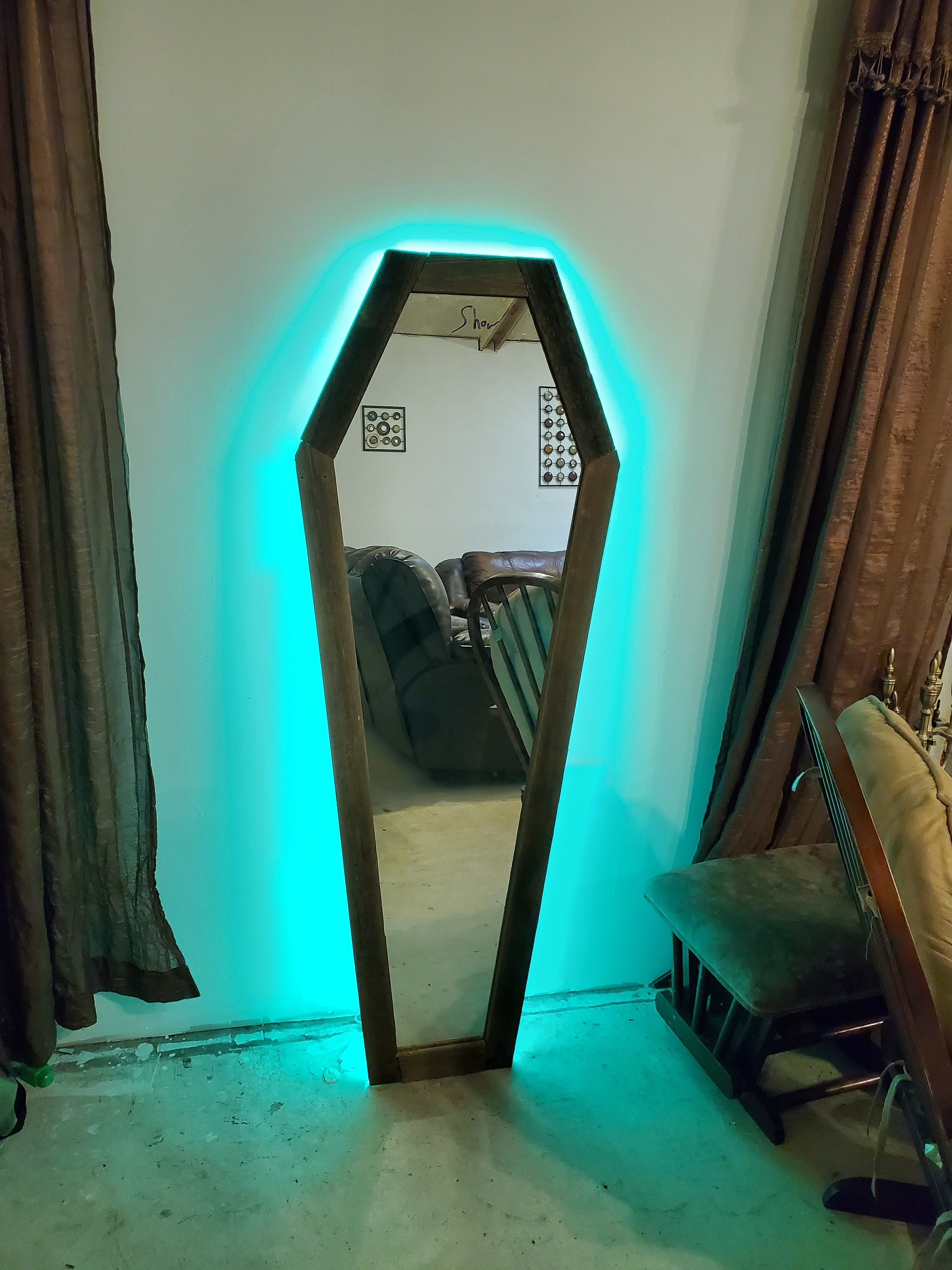 Coffin Mirror Etsy