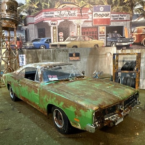 1969 Dodge Charger R/T - Barn Find Cars - 1:18 DIECAST