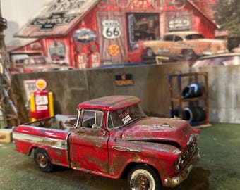 1/18 MIRA 1953 CHEVROLET Pick Up Rojo - Etsy España