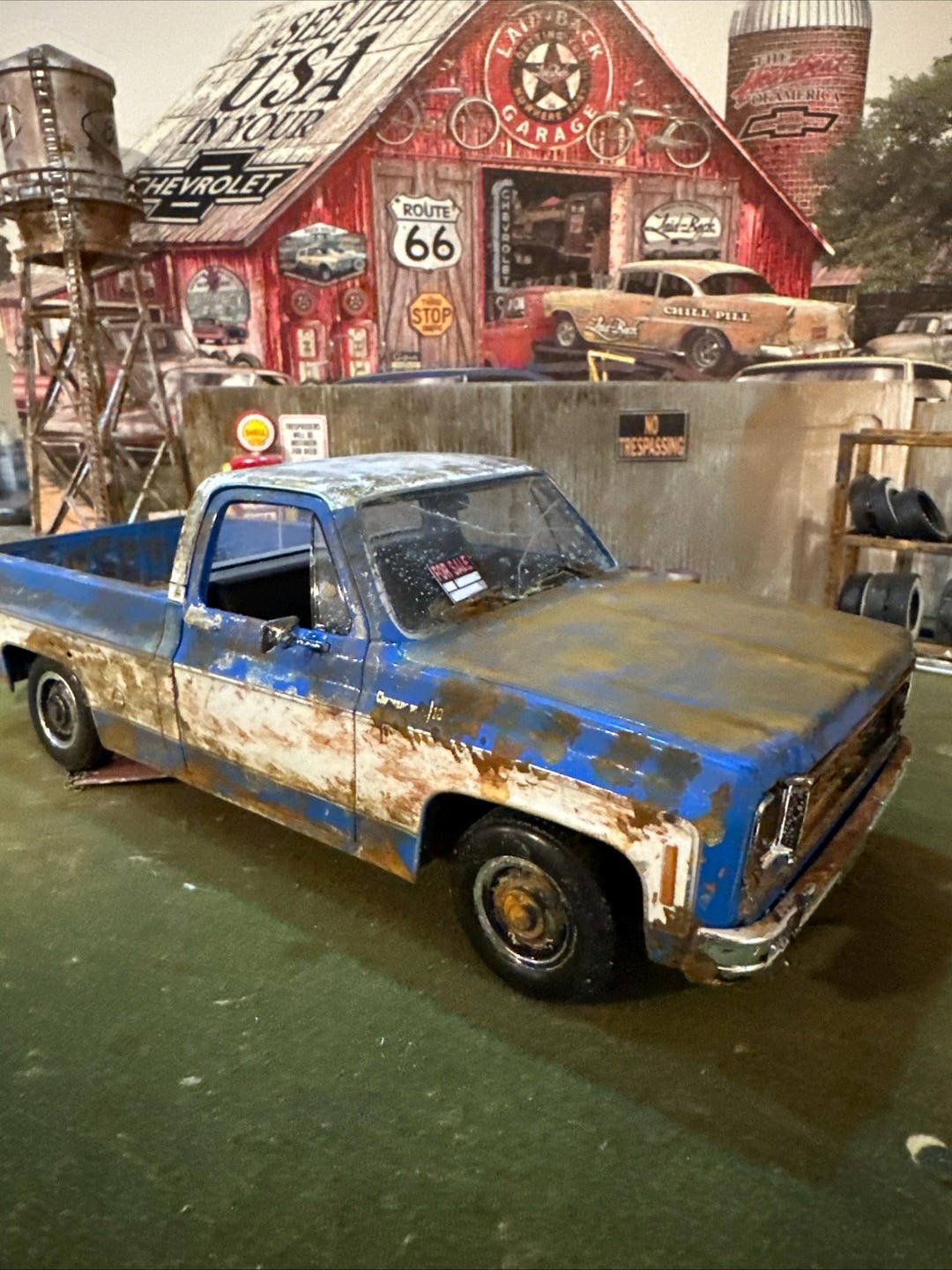 1974 Chevrolet C10 Pickup Truck - Barn Find Cars - 1:18 DIECAST ...