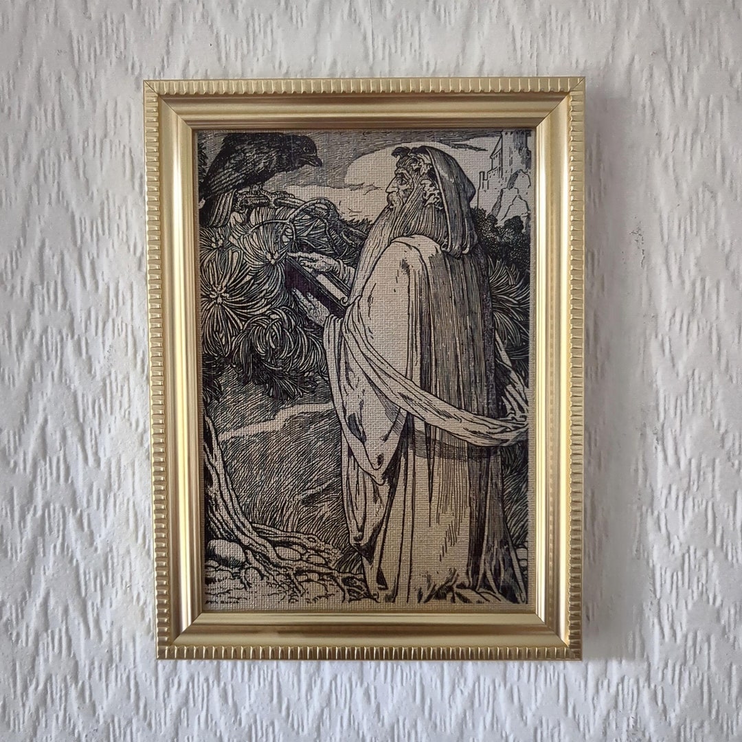 Merli Frames Merlin the Enchanter | King Arthur and His Knights | Louis John Rhead ...