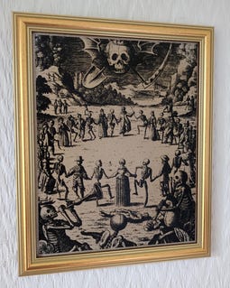 Dance of Death | Hans Holbein, 1526 | Framed Handmade Reproduction