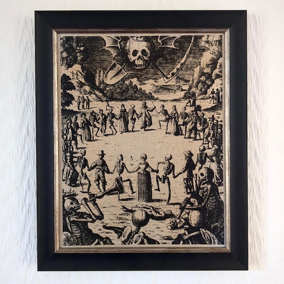 Dance of Death | Hans Holbein, 1526 | Framed Handmade Reproduction