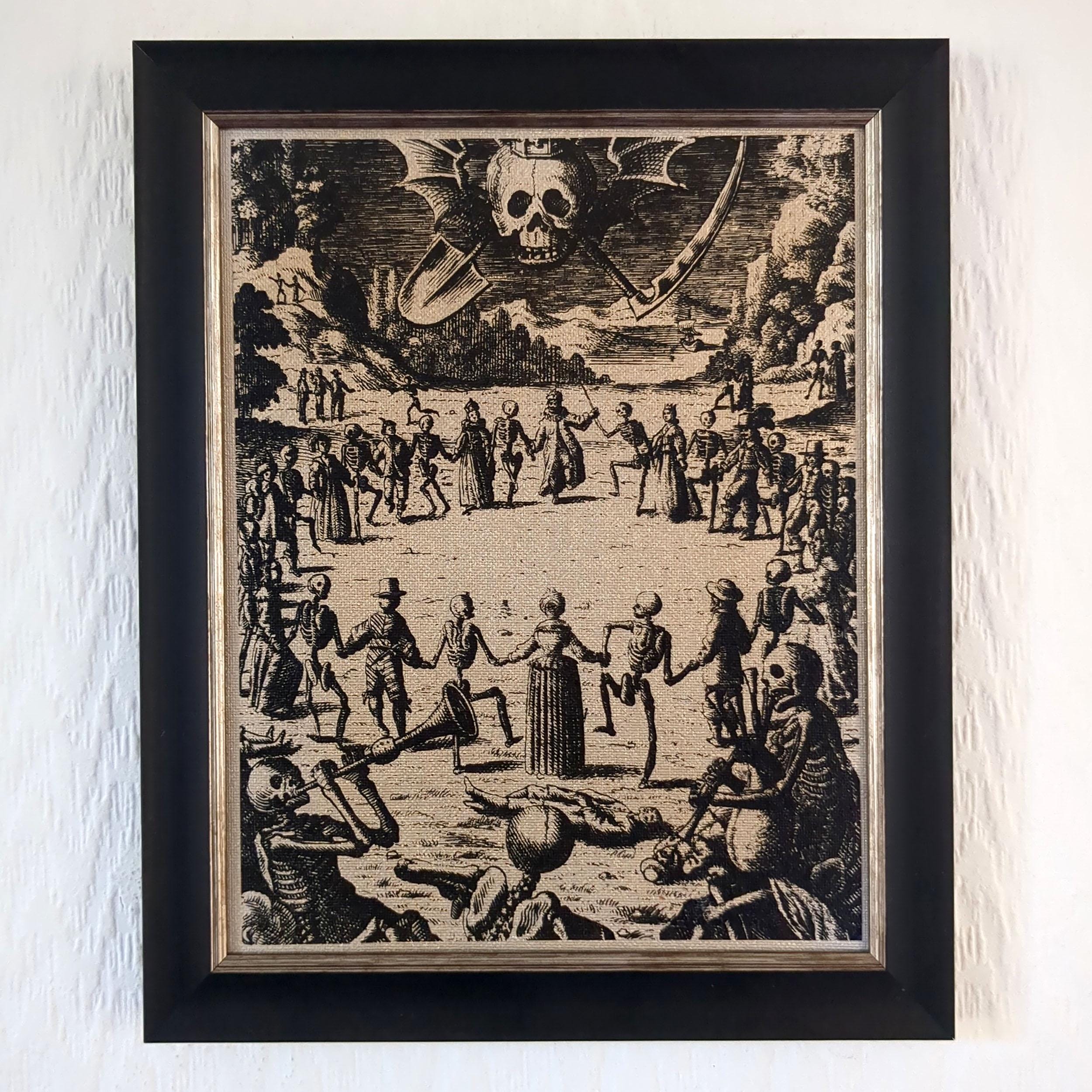 Dance of Death | Hans Holbein, 1526 | Framed Handmade Reproduction