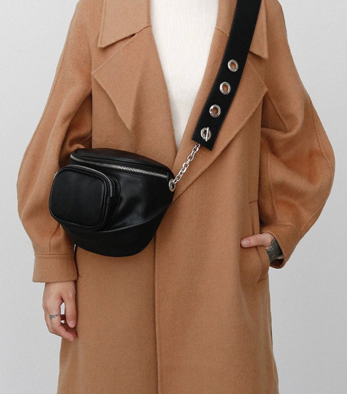 Crossbody Bag High Quality PU Leather Shoulder Bag Wide Strap Etsy
