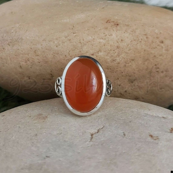 Etsy carnelian ring deals