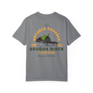 Epic universe How to Train Your Dragon / Dragon Rider Unisex Garment-Dyed T-Shirt