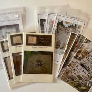 Assorted Counted Cross Stitch Patterns